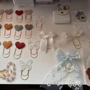 Decorative Paper Clips & Binder Charms Set